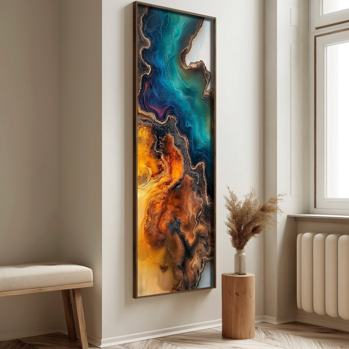 Wallity Pintura Decorativa Multicolor EMR074 con Marco
